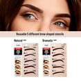 thumbnail image 3 of Kiss New York Instant Eye Brow Stencil Kit 5 Different Designs 10 Stencils Easy to Use Quick Finish (Stencil-Natural) (No Brow Stamp included), 3 of 6