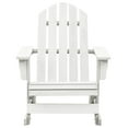 thumbnail image 3 of vidaXL Adirondack Rocking Chair Porch Rocker Outdoor Patio Lawn Chair Wood, 3 of 16