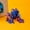Dark Blue, variant on 3D Printed Magnetic Articulated Frog Toy, Refrigerator Car Decoration, Large 6 inch, Blue-Green Multicolor Gradient (with Magnet)