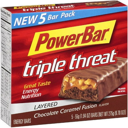 Powerbar Bar Triple Threat Choc Crml Fusion 5pk