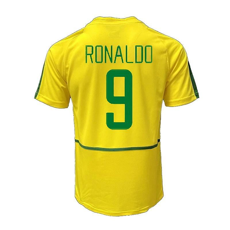 2022 World Cup Brasil Jersey Ronaldo Ronaldinho Retro Soccer