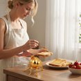 thumbnail image 5 of HAHUT Durable Bee Honey Jar, Decorative Bee Shaped Honey Pot, Zinc Alloy Golden Sugar Honey Container for Kitchen Home, 5 of 9