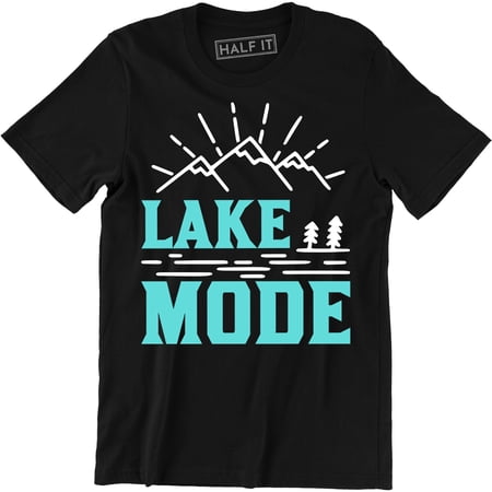Lake Mode Funny Graphic Summer Vacation Men s Short Sleeve T-Shirt