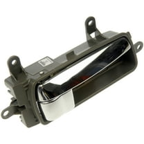 Dorman 81542 Rear Passenger Side Interior Door Handle for Specific Nissan Models, Chrome Lever; Gray Housing