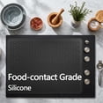 thumbnail image 4 of YUHFERA Stove Top Cover for Electric Stove - Silicone Stove Mat for Glass Top, Glass Cooktop Protector, XL Dish Drying Mats For Kitchen,Oven Covers for Electric Stove (Black,28 x 20), 4 of 7