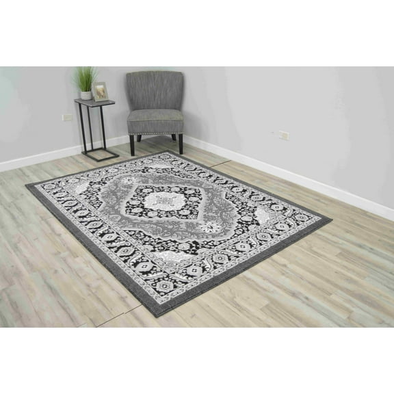 Sultan Rug DESIGN 3017 - 5'2"x7'5", Grey