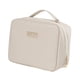 thumbnail image 5 of Bolsa de maquillaje de viaje,Bolsas de cosméticos,Organizador de herramientas cosméticas,Estuche de transporte compacto de tres brochas de maquillaje Beige, 5 of 8
