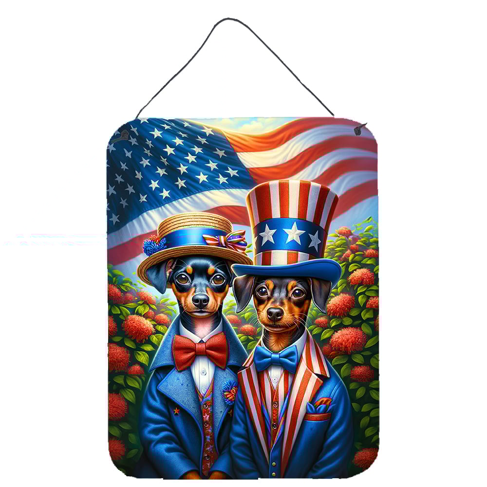 All American Miniature Pinscher Wall or Door Hanging Prints 12 in x 16 in