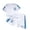 White, variant on Short Sleeve Athletic T-Shirt & Shorts Outfit Set