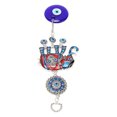 thumbnail image 4 of Adorno colgante para coche Bling Bling con forma de elefante y ojo azul, 4 of 12