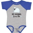 thumbnail image 3 of Inktastic My Granna Loves Me Lamb Boys or Girls Baby Bodysuit, 3 of 5