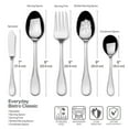 thumbnail image 3 of Fitz and Floyd Everyday Bistro Classic 18.0 Stainless Steel Forged 45-Pc Flatware Set, Service for 8, 3 of 11