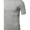thumbnail image 3 of FashionOutfit Men's Basic Solid Various Color Crew Neck Short Sleeves Tee, 3 of 3