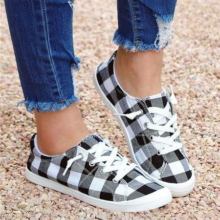

MIARHB Floral Print Women s Sports Shoes Flat Breathable Shoes Women s Shoes