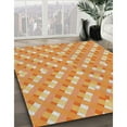 thumbnail image 3 of Ahgly Company Machine Washable Indoor Rectangle Transitional Chrome Gold Yellow Area Rugs, 4' x 6', 3 of 7