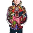 thumbnail image 5 of Killer Klowns From Outer Space Clown Hoodie, Casual Unisex Youth Hoodie, Fashion Novelty Long Sleeve Pullover Sweatshirt Hooded For Kid, Teens And Adults, 5 of 9