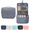 Grey, variant on Hanging Toiletry Bag for Women/Men, Waterproof Travel Makeup Organizer with Hook, Portable Cosmetic Bag with Multi-Pockets & Handle for Toiletries, Bathroom & Travel