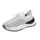 thumbnail image 1 of Zapatillas de deporte con plataforma gruesa de charol para mujer, zapatos deportivos de tacón oculto para mujer, mocasines de fondo grueso, zapatos para mujer, 2023 Gao Jinjia LED, 1 of 2