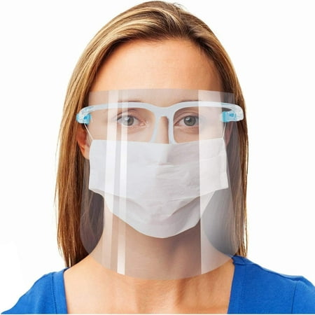 DrTrendy Safety Face Shield Full Face Protective Visor, Pack of 4