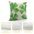 thumbnail image 4 of Nawypu  St Patricks Day Pillow Cover Shamrock Clovers Decor Farmhouse Holiday Spring Pillow Case Decorations for Home Sofa Couch, 4 of 5