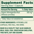 thumbnail image 3 of Spring Valley Ashwagandha Root Powder General Wellness Dietary Supplement Vegetarian Capsules, 500 mg, 60 Count, 3 of 11