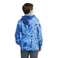 thumbnail image 2 of Port & Company Boys' Essential Tie Dye Pullover Hooded Sweatshirt L Royal, 2 of 6