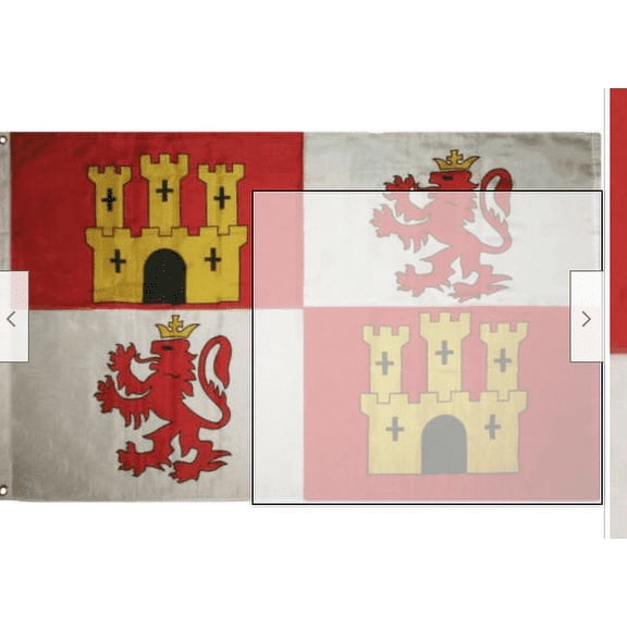 Castile y Leon Flag 3x5 ft Spain Spanish Royal Castle Lion Banner Coat of Arms
