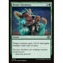MtG Aetherdrift Common Bestow Greatness #155