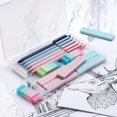 thumbnail image 4 of Juego de lápices mecánicos con cuatro bonitos caramelos, 6 unidades, con correas y gomas de borrar, 4 of 9