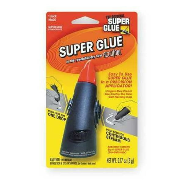 SUPER GLUE 19025 Instant Adhesive,5g Dispenser,Clear