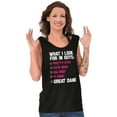 thumbnail image 3 of I Look For In Guys Great Dane Lover Tank Top Tee Shirt Women Brisco Brands S, 3 of 6