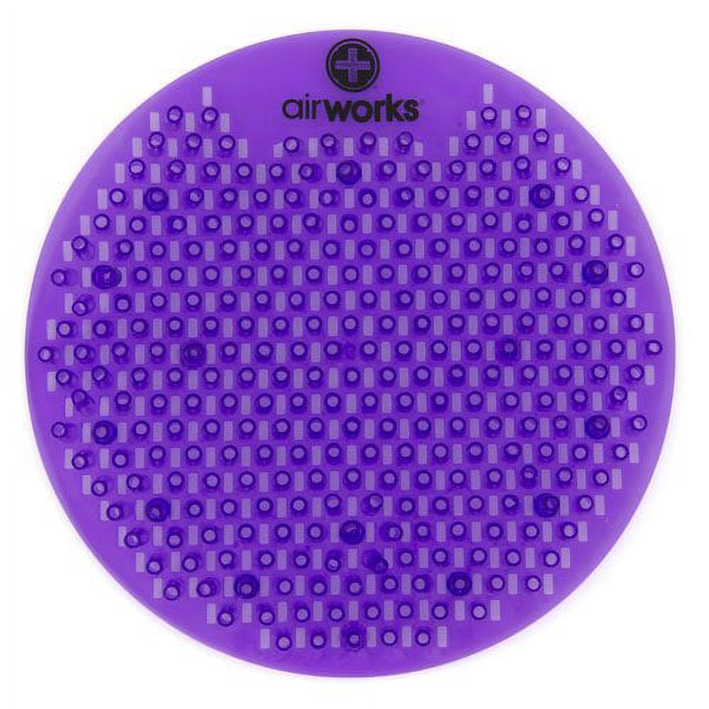 AirWorks WSFUS236-BX Awsfus236-Bx Splash Free Urinal Screen, Lavender Meadow, Light 0.22 lb., 8' Height, 6' Width, Purple (Pack of 10)