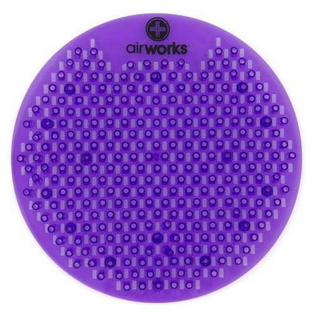AirWorks WSFUS236-BX Awsfus236-Bx Splash Free Urinal Screen, Lavender Meadow, Light 0.22 lb., 8' Height, 6' Width, Purple (Pack of 10)