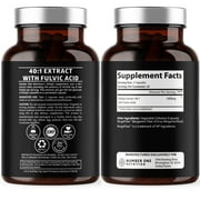 Pure Himalayan Shilajit Supplement for Men and Women, 120 Veg Caps