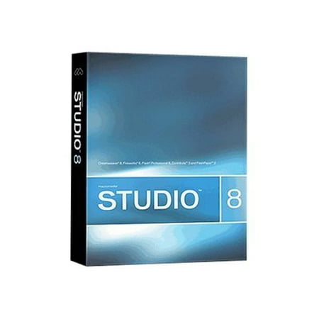 Macromedia Studio - (v. 8) - box pack - 1 user - CD - Win, Mac