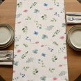 thumbnail image 5 of Table Runners 72 Inches Long Dress Scarves, Bunny Easter Farmhouse Kitchen Table Runner, Coffee Tablerunners, Spring Floral Eggs Rabbits Rustic 14x72 Inch, 5 of 9