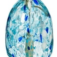 thumbnail image 4 of Evergreen Art Glass Speckle Light Blue Bell Chime, 4 of 5
