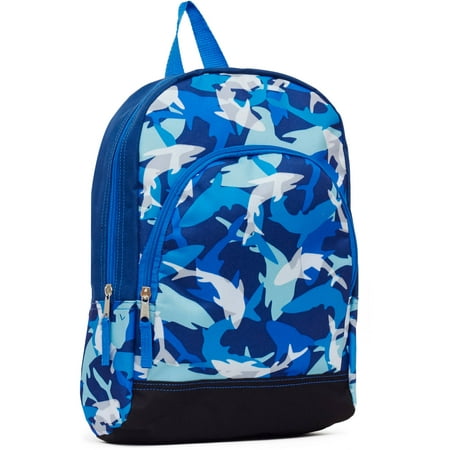 Kids Blue Shark Backpack - Walmart.com