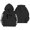 3 Black, variant on Gyujnb Football Print Hooded Pullover with Sleeve Graphic, Casual Layering Top (Toddler to Big Girls),18-24 Months