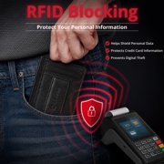 Alpine Swiss Mens RFID Safe Magnetic Money Clip Wallet Slim Front Pocket Wallet