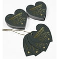 thumbnail image 5 of Inkdotpot Gold Foil Paper Hang Tag Hugs & Kisses From The Wedding Favor Tag 50 Pieces, 5 of 6