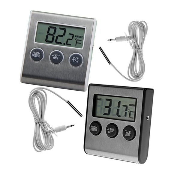 HAMPPLIES Refrigerator Electronic Fridge Abs Black Screen Display Kitchen Supplies 1Pack