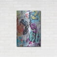 thumbnail image 3 of Luxe Metal Art 'Good Bye Kiss' by David Drioton, Metal Wall Art, 24"x36", 3 of 7