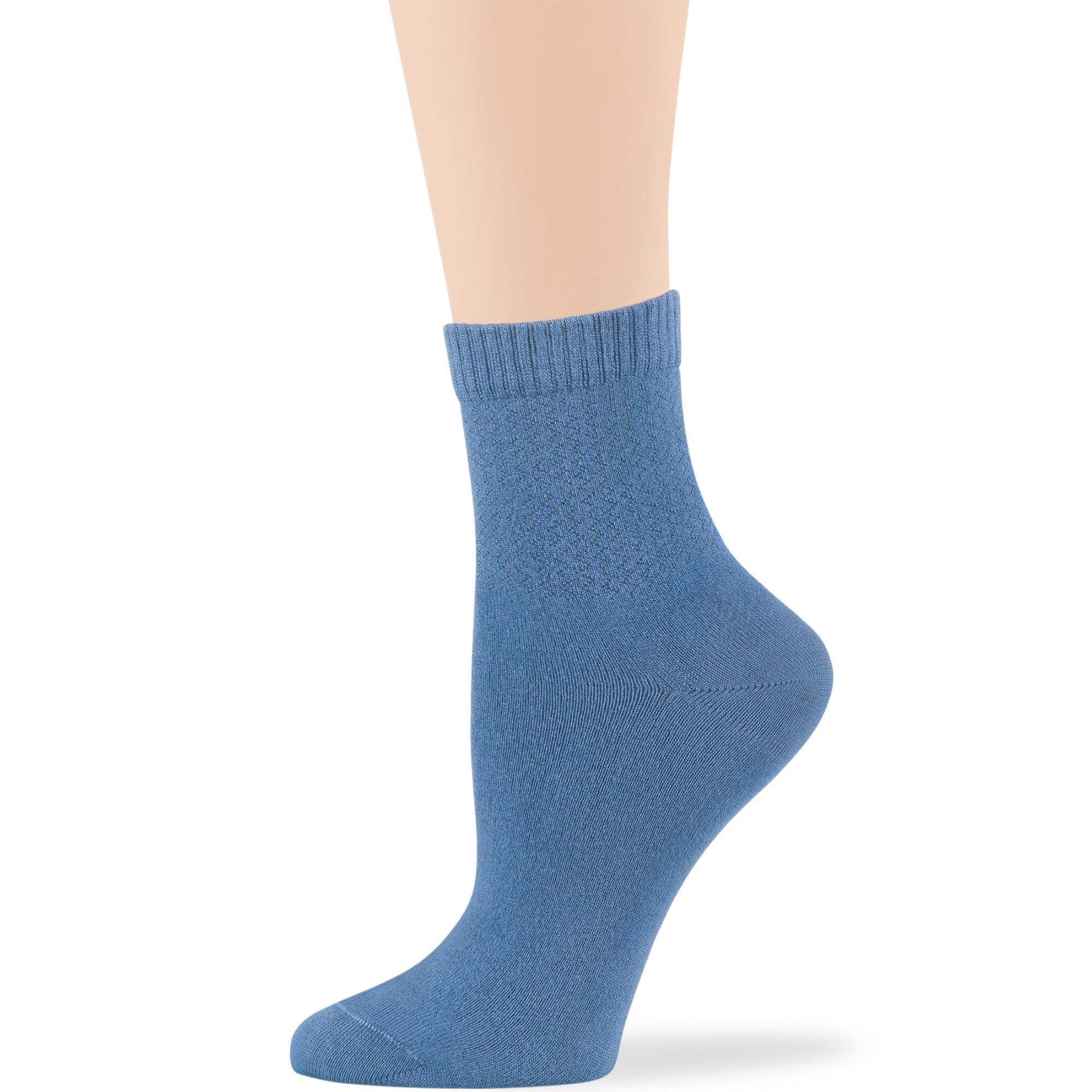 7BIGSTARS KINGDOM Women's Bamboo Diabetic Ankle Socks 4-Pack photo 7