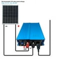 thumbnail image 3 of Onduleur Solaire MPPT 500W Connecté au Réseau, CC 12V 24V vers AC avec Puissance de Décharge de Batterie Réglable, Facile à Utiliser, 3 of 6