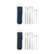 thumbnail image 1 of Minnieouse Paquete de 6 palillos para los oídos, removedor de cera para los oídos de acero inoxidable, lavable, reutilizable, cureta de viaje, Azul 2Conjunto, 1 of 6