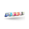 thumbnail image 5 of Wonder Nation Girls Rainbow Tie-Dye No-Show Socks, 10-Pack, Sizes S-L, 5 of 16