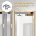 thumbnail image 2 of 1-Lite Mirror Pocket Door with Hardware Kit & Soft Close & Frame, Solid Core MDF Wood & Paint-grade Finished, White, 2 of 5