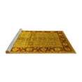 thumbnail image 2 of Ahgly Company Machine Washable Indoor Rectangle Oriental Yellow Industrial Area Rugs, 8' x 10', 2 of 4