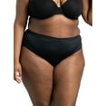 thumbnail image 4 of Fit for Me by Fruit of the Loom Women's Plus Size Microfiber Hi-Cut Brief Underwear, 6-Pack, 4 of 11